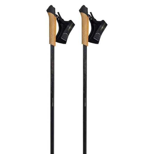 Komperdell Levante Carbon Pæle Sort 135 cm
