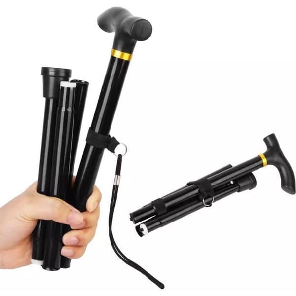 Walking Cane - Ej specificerad - Vikbar - Justerbar 86-97 cm - Aluminiumlegering - Halkfri