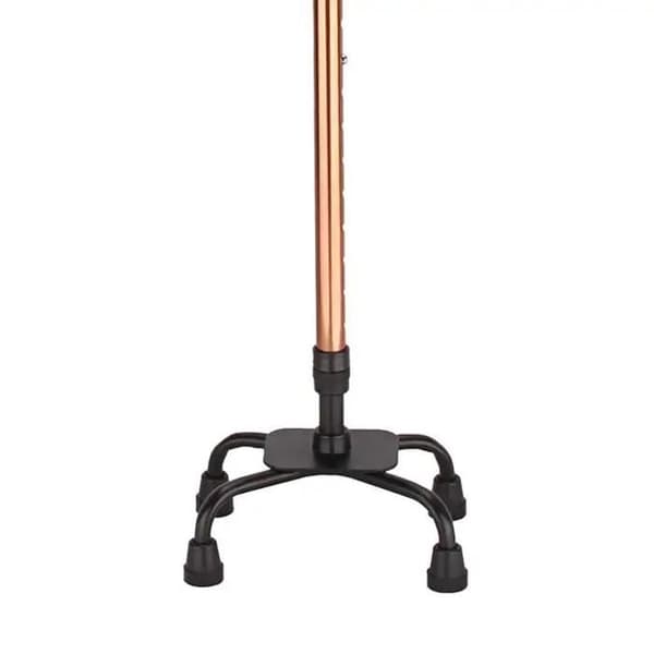 Fällbart vandringsstavar med justerbar höjd och fyra ergonomiska fötter