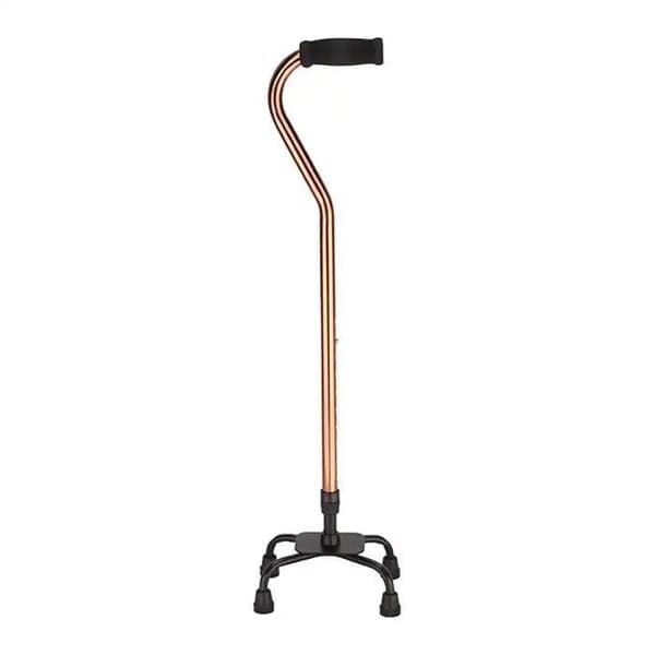 Fällbart vandringsstavar med justerbar höjd och fyra ergonomiska fötter