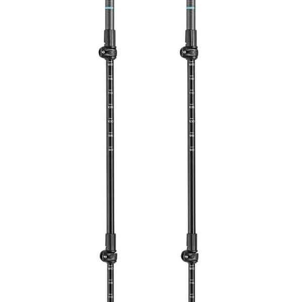 Vandringsstavar - LEKI - Lhasa - Aluminium HTS - 234 gram - Svart