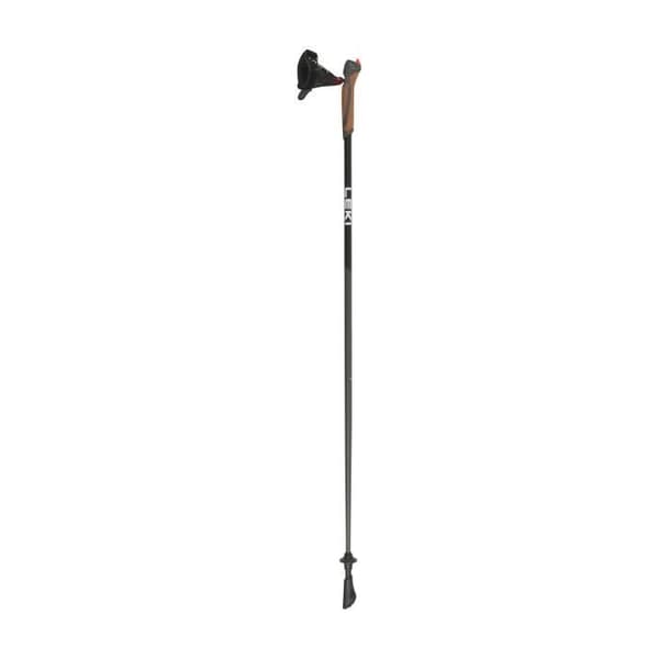 Ett par Leki Response vandringsstavar - mörk antracit/palegrön/svart - 110 cm