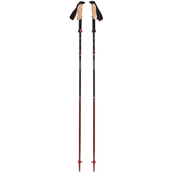 Vandringsstavar - BLACK DIAMOND - Pursuit - Fällbara i aluminium - Längd 110-125 cm - Svart/Octane