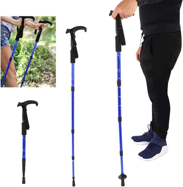 Vandrestave / Vandrestave -54-113 cm - Letvægts vandrestave, Aluminiumsstænger til at gå 1 stk