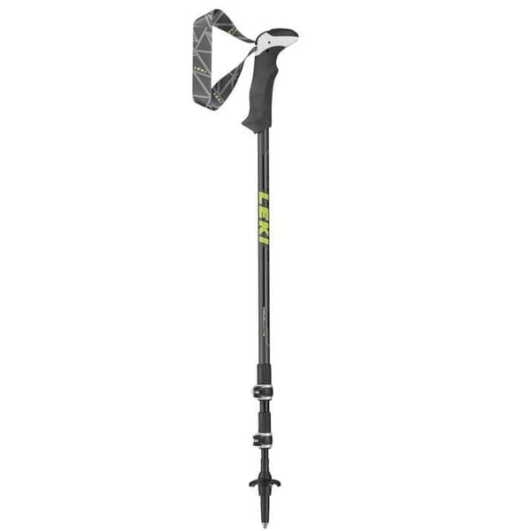 Vandringstavar - LEKI - Makalu Lite - Röd/Grå/Gul - 100-135 cm - 235 g