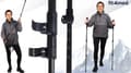Miniatyrbillede 5 af 9: CARBON TREKKINGSTAVE 3 STK. NORDIC WALKING MEGET LET 160G