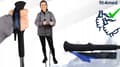 Miniatyrbillede 6 af 9: CARBON TREKKINGSTAVE 3 STK. NORDIC WALKING MEGET LET 160G