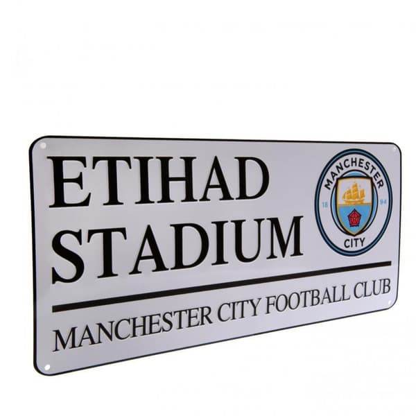 Manchester City FC Official Street Sign