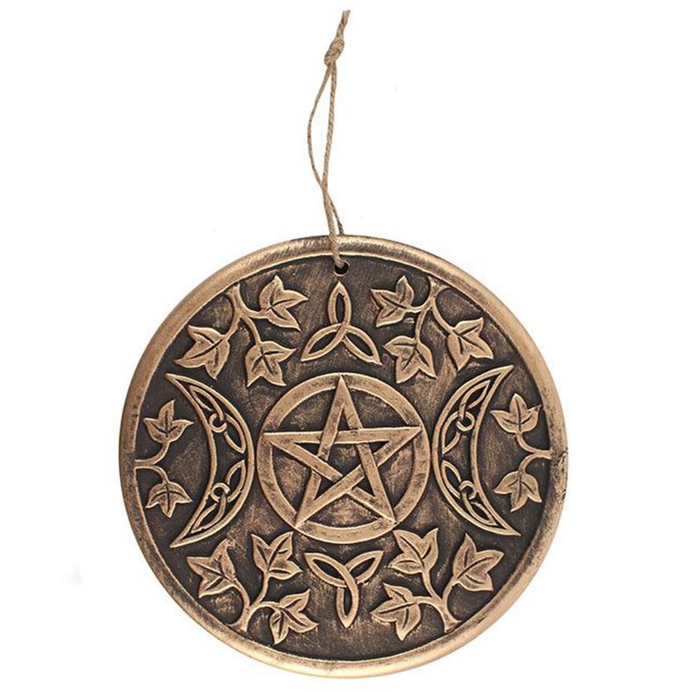 Något annorlunda Triple Moon Terracotta Plaque
