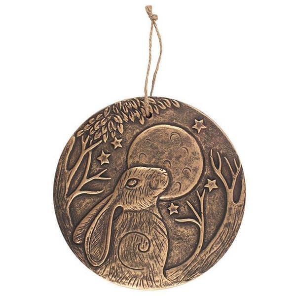 Something Different Hare Terracotta Plaque Copper One Size