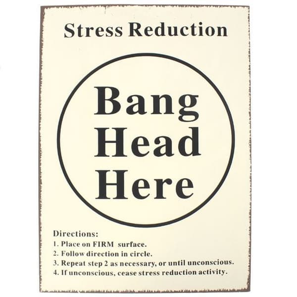 Something Different Bang Head Wall Sign Multicoloured One Size