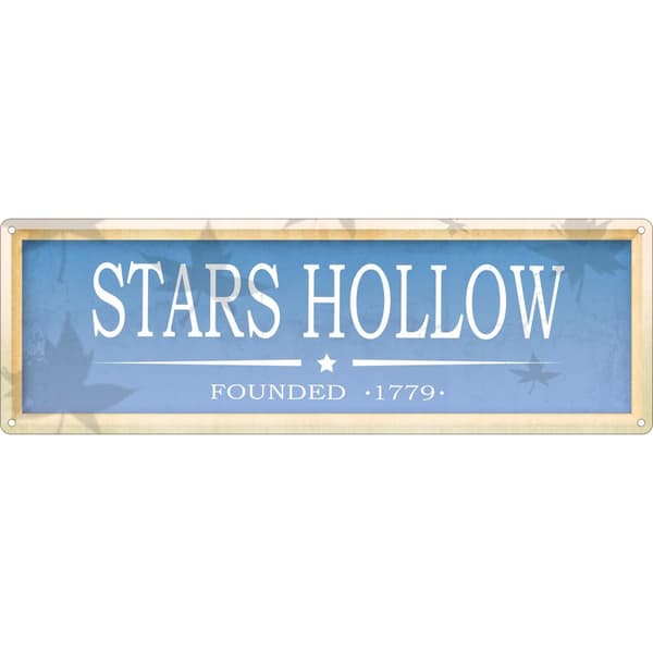 Grindstore Stars Hollow Slim Tin Sign Blue One Size