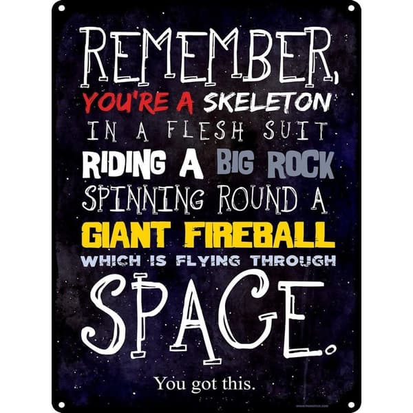Grindstore The Ultimate Motivation Tin Sign Multi-colour One Size