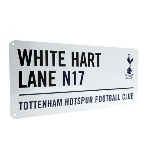 Tottenham Hotspur FC Officielt gadeskilt White One Size