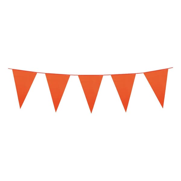 Flagguirlande Stor Orange
