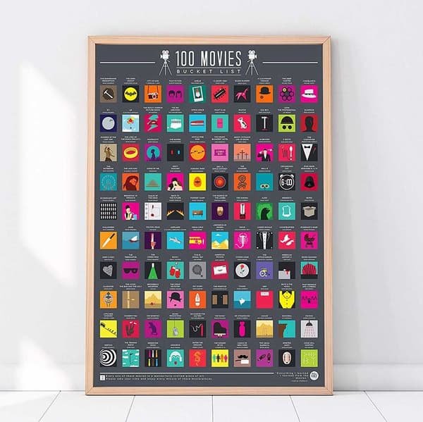 100 Movies Bucket List Raaputustaulu