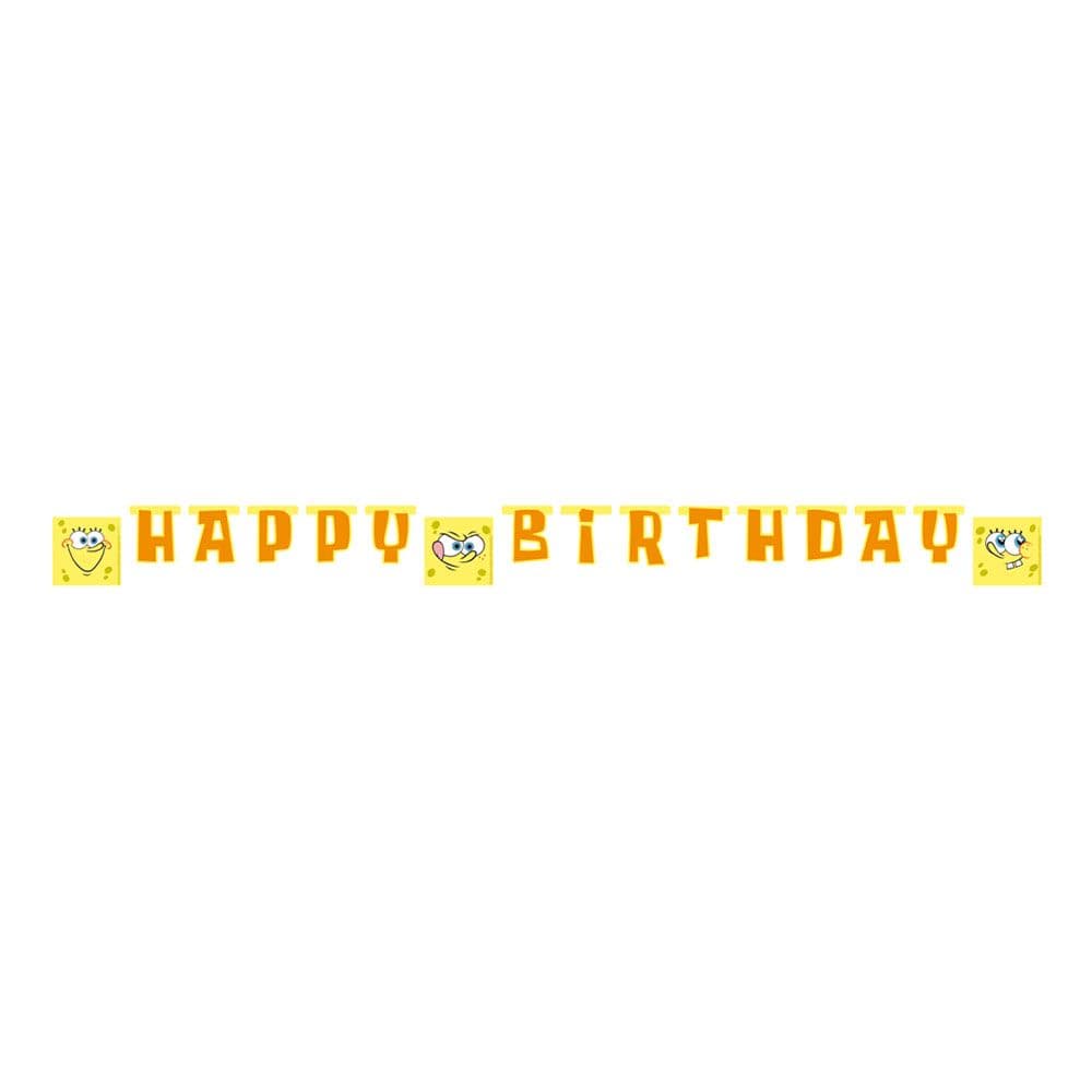 Guirlande Happy Birthday Svampebob Firkant