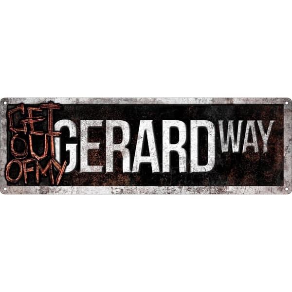 Grindstore Get Out Of My Gerard Way Plaque Black/Brown/White One Size