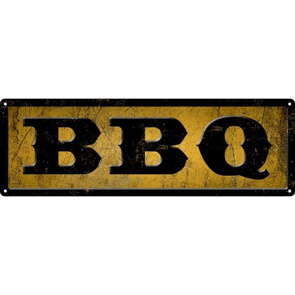 Grindstore BBQ Plaque Brown/Black One Size