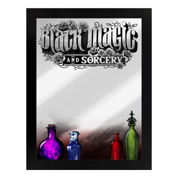 Grindstore Svart magi och trolldom speglad plakett