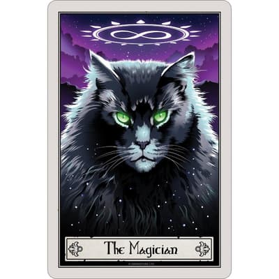 Deadly Tarot Trollkarlen Felis Plakett
