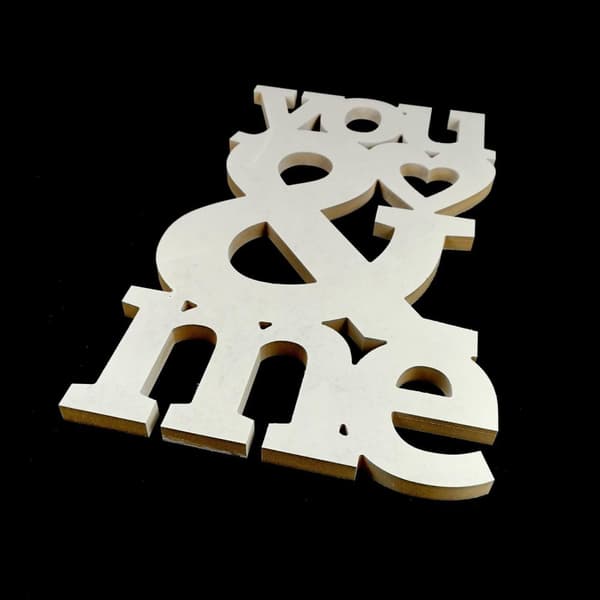 You & Me valentines day love home decoration 53cm