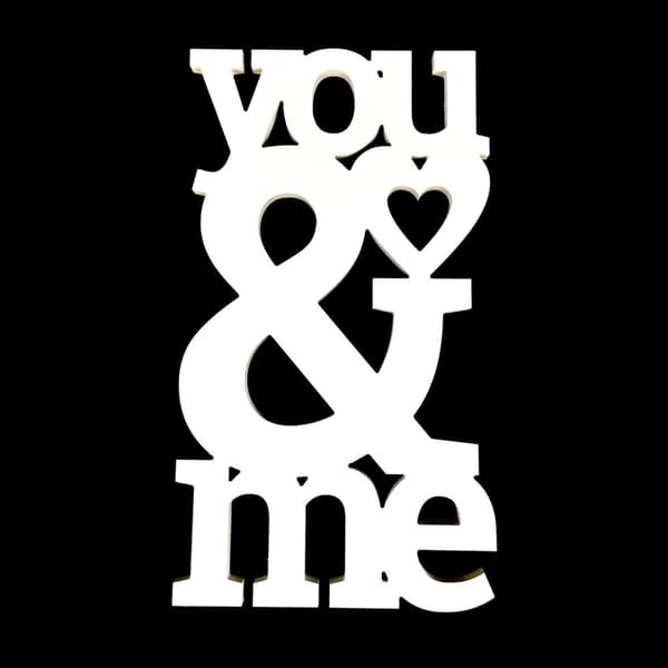 You & Me valentines day love home decoration 53cm