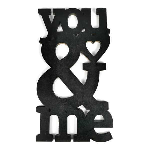 You & Me valentines day love home decoration 53cm