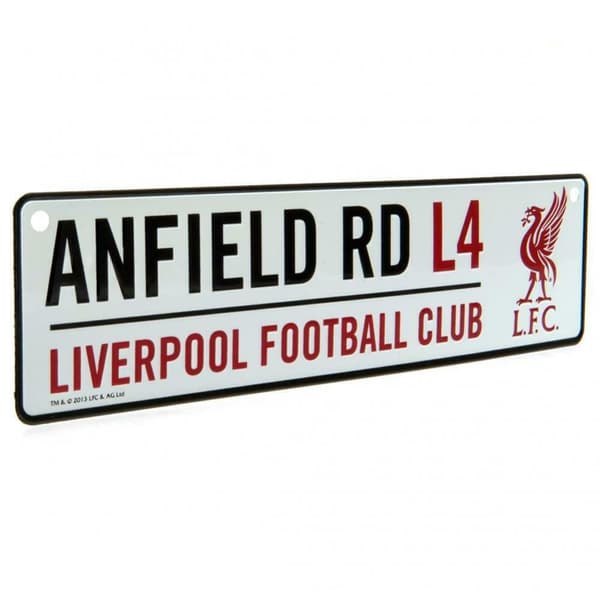 Liverpool FC Anfield-vinduesskilt