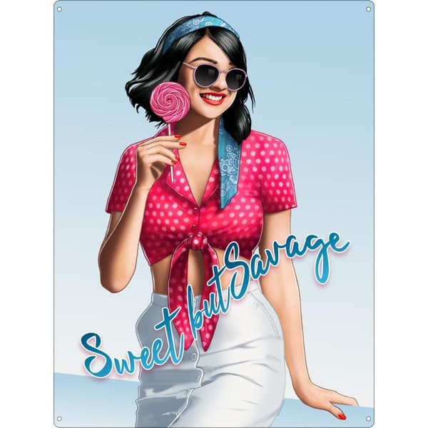 Grindstore Sweet But Savage Plaque Blue/Pink One Size