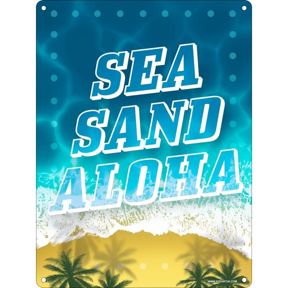 Grindstore Sea Sand Aloha Mini Plaque