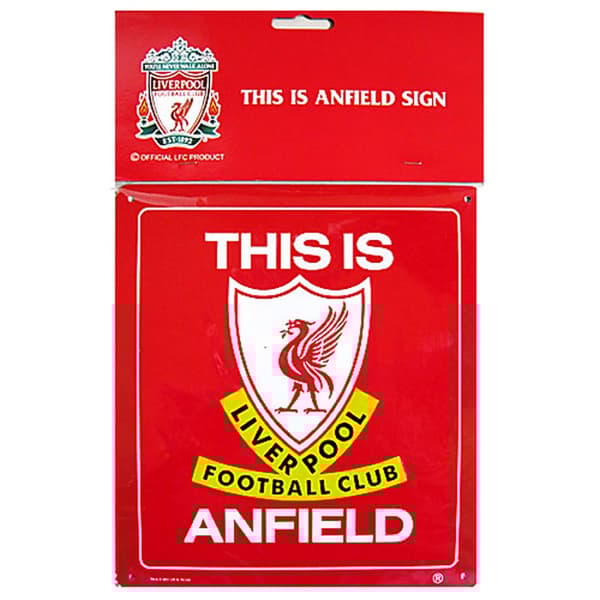 Liverpool FC This Is Anfield Plaque