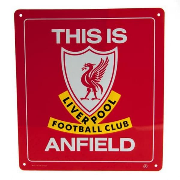Liverpool FC Dette er Anfield-plakat Red/White/Yellow One Size