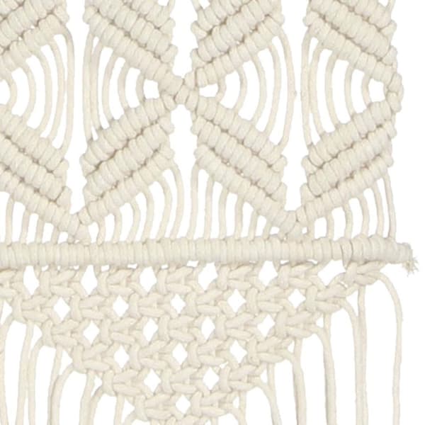 vidaXL Macrame seinäkoriste 40x80 cm puuvilla