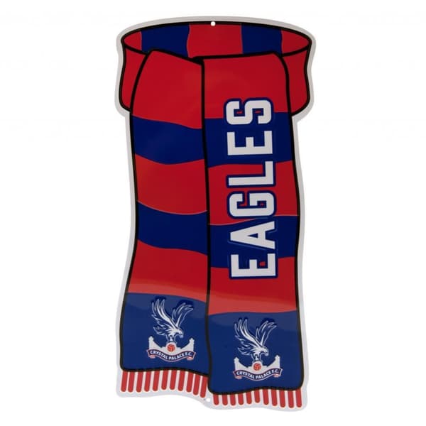 Crystal Palace FC Show Your Colours Door Sign Red/Royal Blue/White One Size