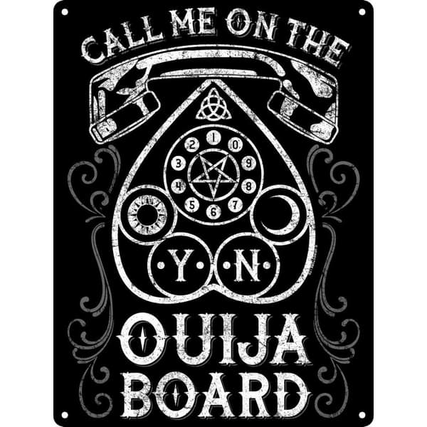 Grindstore Miniplakat: Kald mig på Ouija-brættet Black One Size