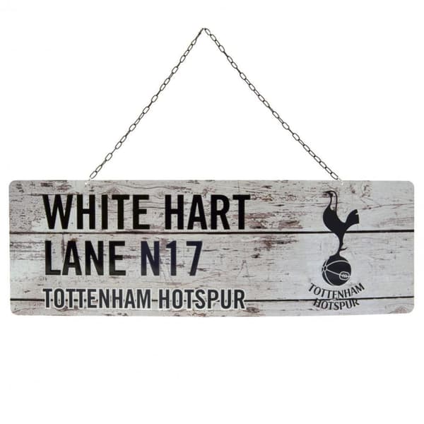 Tottenham Hotspur FC Rustik tavla White/Black One Size