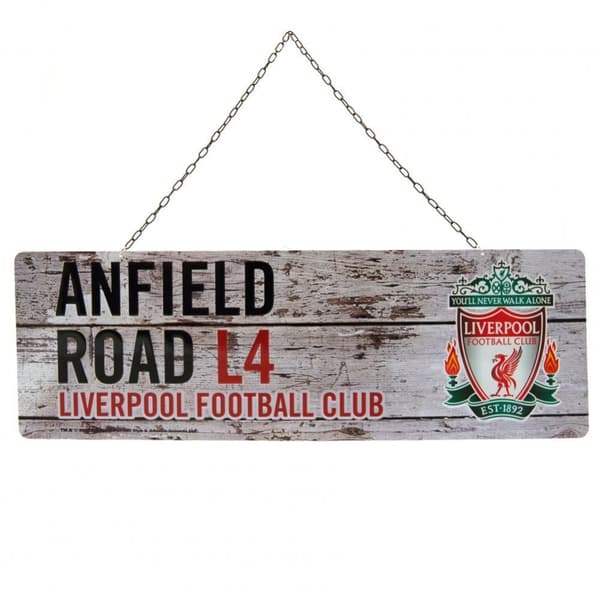 Liverpool FC Rustik tavla Red/White/Black One Size