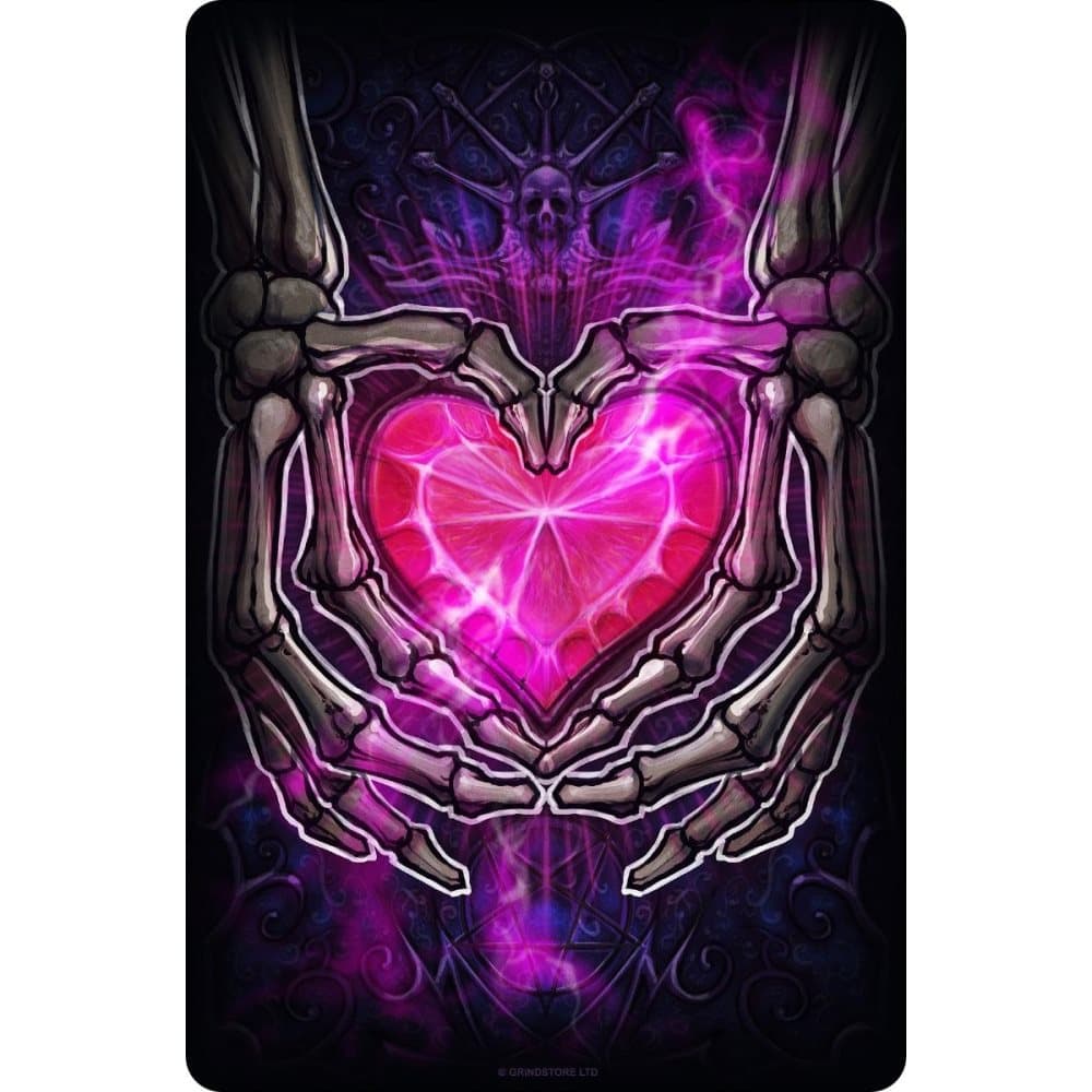 Grindstore Skeletal Love Tin dörrskylt