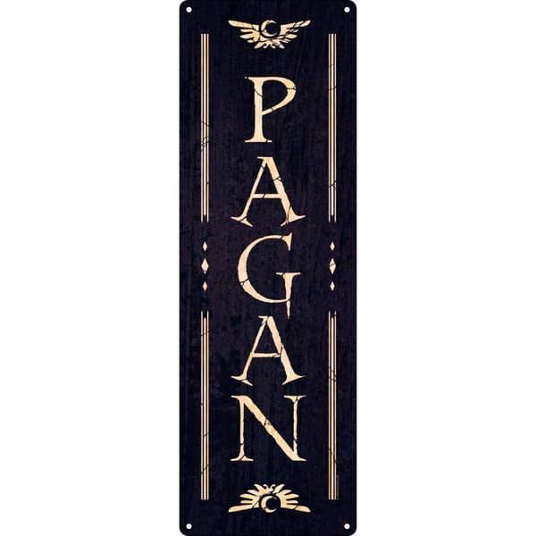 Grindstore Pagan Tin Slim Plaque Black/Beige One Size