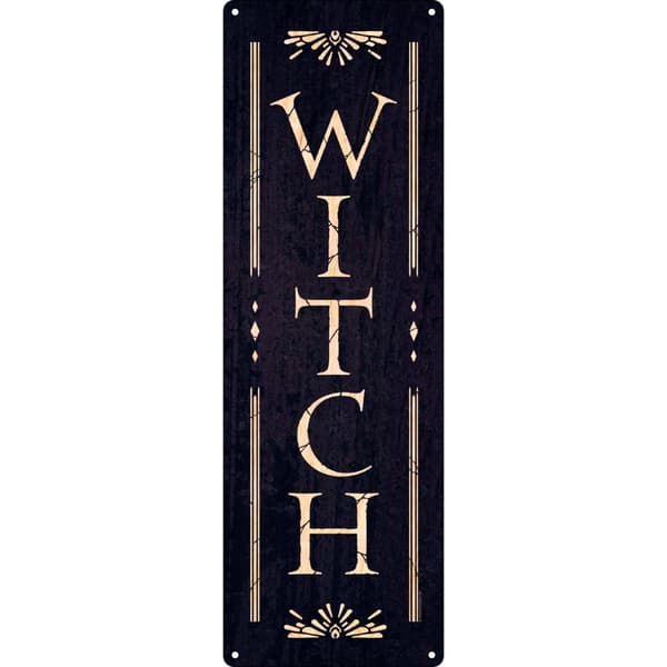 Grindstore Hekse Tin Slim Plaque Black/Beige One Size