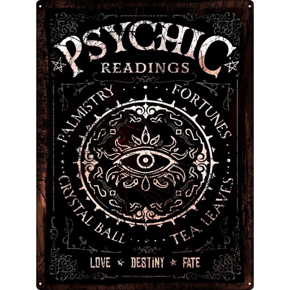 Grindstore Synsk läsning Tin Plaque