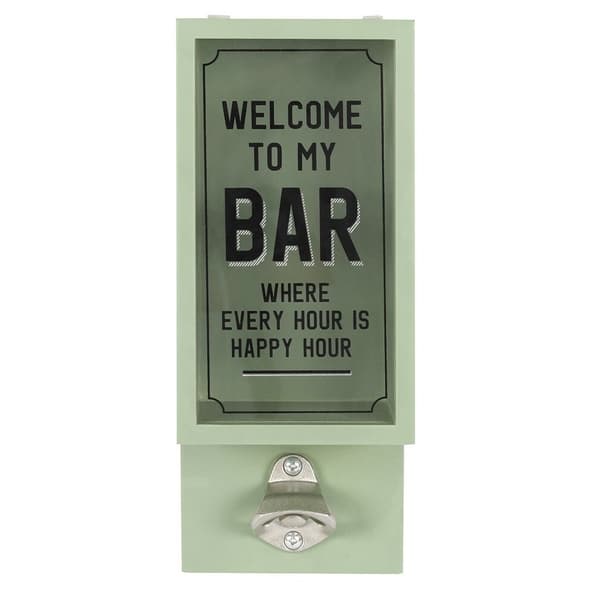 Something Different Garden Bar Plaque Green One Size