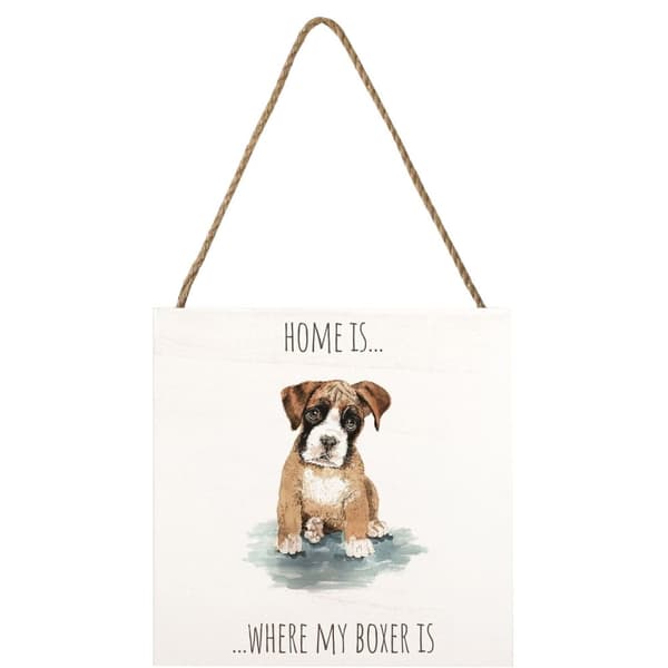 Louise Nisbet Træ Boxer plakette White/Brown One Size