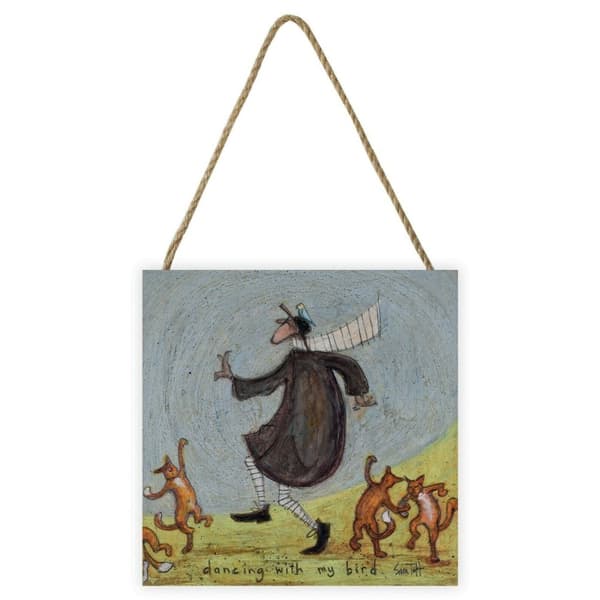 Sam Toft Danser med min fugl træplakette Multicoloured One Size