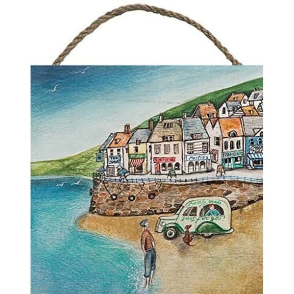 Joe Ramm Cornish træplakette Multicoloured One Size