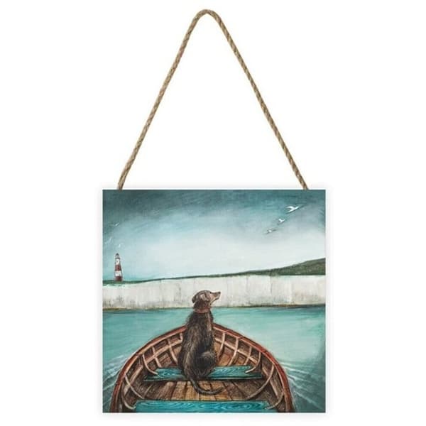 Joe Ramm Træplakaten Helmsman Blue/Brown One Size