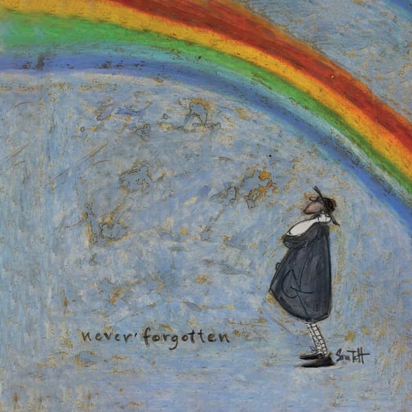 Sam Toft Aldrig glemt træplakette