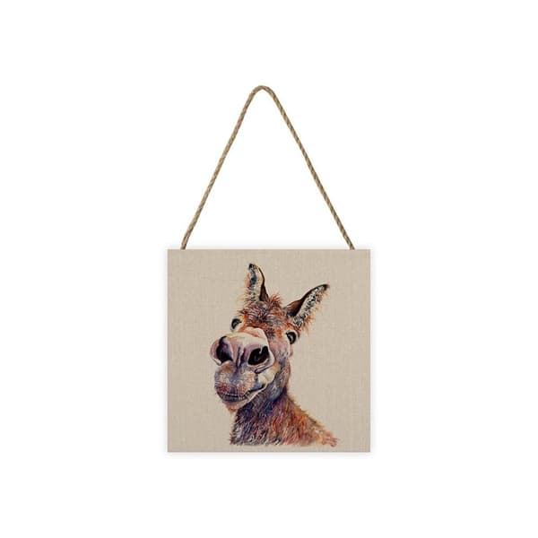 Jane Bannon Doreen Wooden Plaque Taupe/Brown One Size