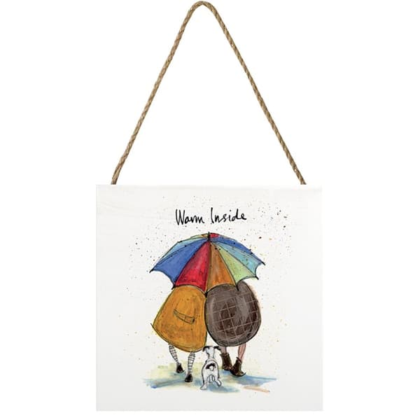 Sam Toft Plakette i træ med varm indvendig Multicoloured One Size